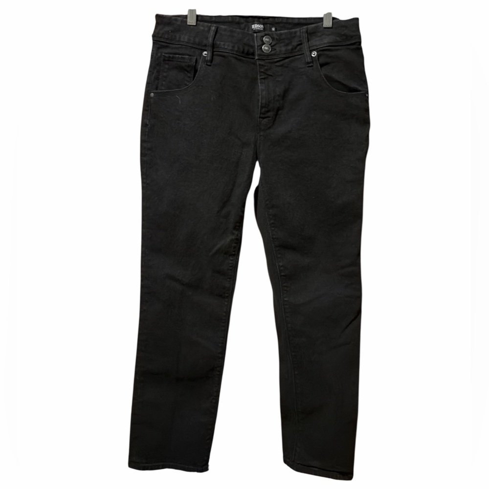Hudson Jeans Black Beth Mid-Rise Baby Bootcut Petite Jean - Picture 3 of 6
